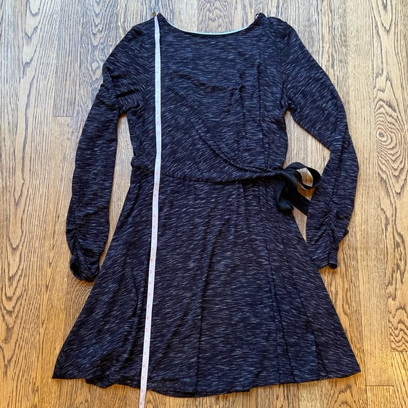 Anthropologie Black Faux Wrap “Talia” Dress - Picture 12 of 12